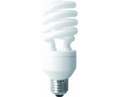 Electraline 63137 - Bombilla de bajo consumo tipo espiral (T3, casquillo E27, 23 W, 230 V), color amarillo
