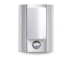 Steinel L 860 S - Lámpara Sensor de exterior con 180° detector de movimiento, Aplique con potencia de máx 100 vatios, Luz de cortesía 0 - 50 %, acero inoxidable y cristal opalino, 642112