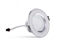 6x 3W LED Empotradas Lluminación Lámpara Conjunto Empotrada Focos 110V-240V Acero Inoxidable Luz de Techo Luces de Techo