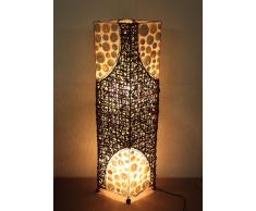 Lámpara de pie asiatica Batur (LA12-41), Decoración luminosa de diseño Bali