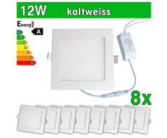 8 x Panel LED SMD 2835 LEDVero maikai 12 W cuadrado blanco frío de la lámpara luz de techo del punto