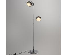 QAZQA Industrial / Moderno / Retro/Vintage / Lámpara de pie BIKER 2 negra Vidrio / Metal / Redonda / Esfera / Alargada / Adecuado para LED E14 Max. 2 x 25 Watt