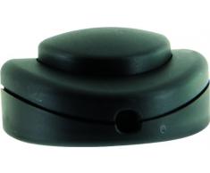 Voltman VOM530305 - Interruptor de pie para lámpara Rond (2 A), color negro