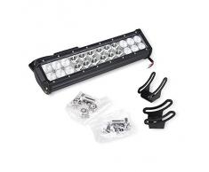 Kohree 12" 72W CREE LED Barra de Luz de Trabajo Impermeable / Foco Proyector / Lámpara auxiliar / Faro de Conducción para Vehículos Todo Terreno Off-road / 4x4 / 4WD / SUV / ATV / UTV, Combo,IP 67,CE/RoHS