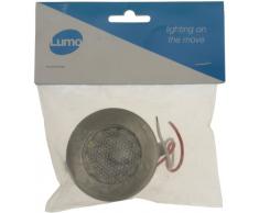 Lumo Lighting - Lámpara LED empotrada plata blanco Talla:65 x 22 x 65 mm