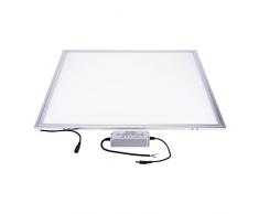 Biard Panel LED Cuadrado 40W - 60 x 60cm - Lámpara Empotrable Para Techo - Equivalente 200W - Luminaria Extra Plana - Iluminación Ahorradora de Interior - Transformador Incluido - Blanco Natural