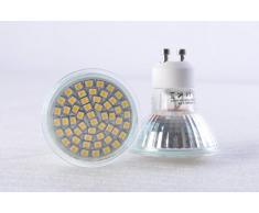 ML - Foco de pared para exteriores (luz blanca fría, con pica para el suelo, casquillo GU10)