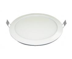 niceeshop(TM) 6W Lámpara de Techo Panel de Empotrada en Forma de Ronda con El Conductor del LED, Blanco