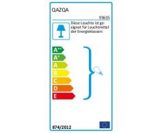 QAZQA Rústico Lámpara de pie TOMMY 1 gris oscuro Metal Alargada Adecuado para LED E14 Max. 1 x 40 Watt