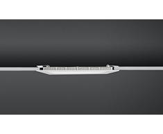 CristalRecord 02-107-06-400 - Foco downlight, LED extraplano, cuadrado, 6 W, luz neutra 4000° K, color blanco