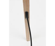 Zuiver 5000805 - Lámpara de pie, madera, color negro