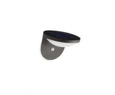 Philips myGarden Dusk - Aplique para exterior, LED, con sensor de movimiento, aluminio, color antracita