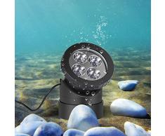 Lámpara LED Grandbeing Luz Solar Impermeable, Foco Exterior Solar Resistente al Agua de Luz Multicolor Súper Brillante, Iluminación Para Jardín, Patio, Piscina, Camino y Terraza (Luz Multicolor)