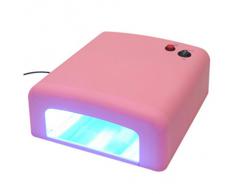 Profesional de uñas eléctrico y secador UV Gel máquina del dedo del pie uña arte polaco lámpara secador UE 220V color de rosa