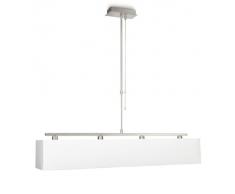 Philips myLiving Ely - Lámpara colgante, iluminación interior, E14, bombilla halógena, luz blanca cálida, IP20, clase de protección I, color blanco