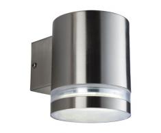 Firstlight Atlas - Lámpara de pared de acero inoxidable para exteriores (IP44, GX53, 9 W)