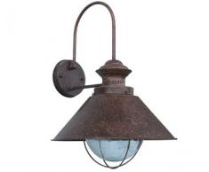Faro Iluminación - Nautica-P Aplique 20cm Marron Oxido 1L E27 12W