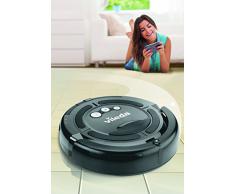 Vileda Cleaning Robot Gris - Robot aspirador autónomo inteligente con 3 programas de limpieza