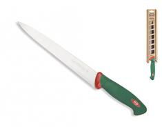 Sanelli Línea Premana Professional,Cuchillo Yanagi ba Cm.24 ,Acero Inoxidable,Verde y Rojo,