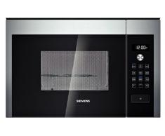 Siemens HF15G564 Integrado 20L 800W Negro, Acero inoxidable - Microondas (Integrado, 20 L, 800 W, Tocar, Negro, Acero inoxidable, 1000 W)