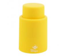 Bar Amigos® Conjunto de 3 Vacuum Wine Stopper Yellow Amarillo - Bomba de Vacío Tapones Tapón Del Vino Vino Tinto o Blanco la Botella de Vino Preserver Con la tecnología patentada Mantenga su botella de vino fresco para 7 Días