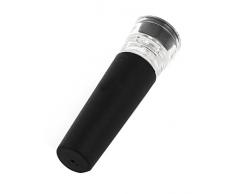 Copa de vino tapón de la botella de licor sellado al vacío sellador negro claro