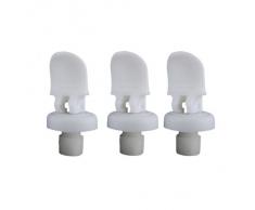 SODIAL(R) 3pcs reutilizable Botella Bomba de vacio Cap tapon sellador hermetico Vino Cerveza Soda Cork