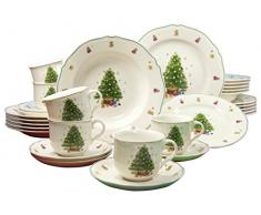 Creatable 16184 1 30 teilig vajilla porcelana árbol de Navidad