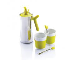 XD Design Early Bird - Juego de cafetera de émbolo y 2 tazas