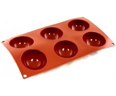 Paderno 47742-01 Flexipad - Molde para repostería (huecos semiesféricos, silicona)