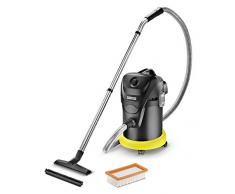 Kärcher AD 3.200 - Aspiradora, 1200W, 220 - 240V, 50/60 Hz, tambor, sin bolsa, negro y amarillo