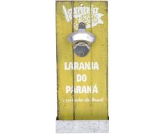 Incluye una pared abridor de botellas con recipiente - con aspecto envejecido - abridor de botellas - cerveza abridor de - Abridor de - de los hombres de regalo - abrebotellas, naranja