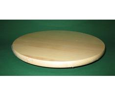 Bandeja giratoria, con tablas de quesos, madera, plato giratorio, diámetro 40 cm