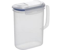 Emsa 506773 Clip & Close - Jarra hermética graduada para frigorífico (1,5 litros), transparente