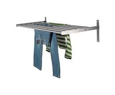 IKEA GRUNDTAL - Tendedero, pared, de acero inoxidable - 67 a 120 cm