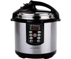 Orbegozo HPE 6075 - Olla a presión, capacidad 6 litros, acero inoxidable, color gris