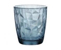Bormioli Rocco Diamond Ocean - Set de 3 vasos de agua/vino (30 cl), color azul
