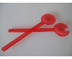 TUPPERWARE Servir-Star Cubiertos Eleganzia Eleganza Cubiertos para ensalada Claro Cuchara