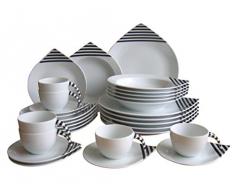 Creatable - Vajilla (30 piezas, forma de gota), multicolor
