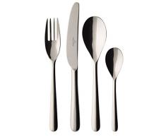 Villeroy and Boch 4 piezas Juego de cubiertos de la Princesa Sofía, plateado