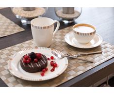 Ritzenhoff & Breker 035889 Elba - Vajilla de porcelana (18 piezas)