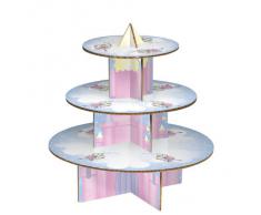 Premier Housewares - Soporte para tarta (3 pisos), diseño de castillo de hadas
