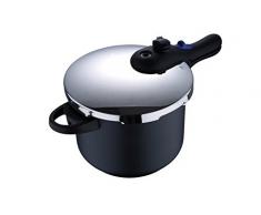 Chef Sauce Black - Olla a presión, 22 cm, 6 litros