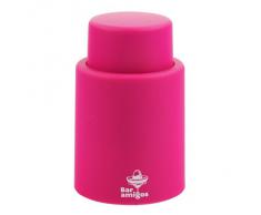 Bar Amigos® Vacuum Wine Stopper Fuchsia Fucsia - Bomba de Vacío Tapones Tapón Del Vino Vino Tinto o Blanco la Botella de Vino Preserver Con la tecnología patentada Mantenga su botella de vino fresco para 7 Días Plus - 3 años