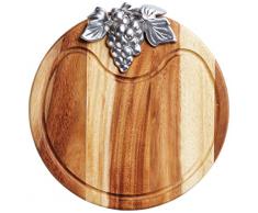 Master Class madera de Acacia y Metal tabla de cortar queso