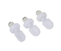 TOOGOO (R) 3pcs reutilizable Botella Bomba de vacio Cap tapon sellador hermetico Vino Cerveza Soda Cork