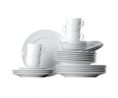 Thomas Sunny Day - Vajilla de porcelana de 30 piezas, color blanco