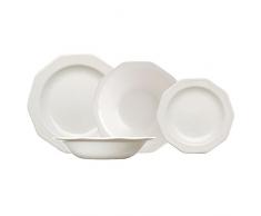 Churchill Artic White - Vajilla de 19 piezas, color blanco