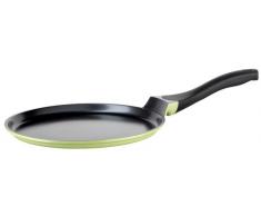 Domestic TOP Selection by Mäser Serie Telesto - Sartén de cerámica para crepes (26 cm, con revestimiento antiadherente ILAG), color verde