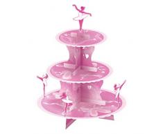 Amscan Ballet 3-nivel soporte para tartas